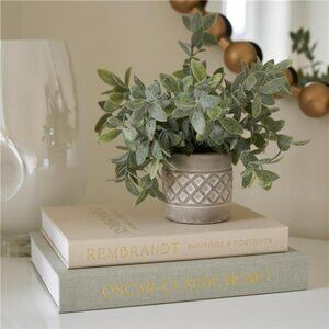 Decorative Faux Books Set Linen Storage Boxes Coffee Table Shelf Decor Modern